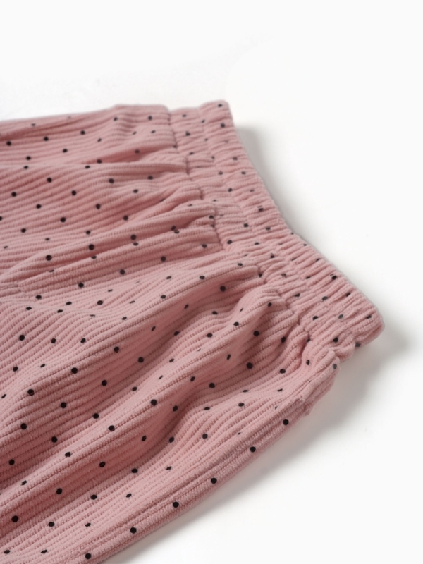 Брюки детские Крошка Я &laquo;Горошек&raquo;, рост 86-92 см, розовые