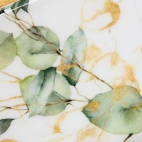 Блюдо прямоугольное "Листья" дерево манго 41х15 см