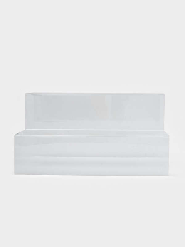 Горка 2 ступеньки 40&times;21&times;20 см, оргстекло 3 мм, В ЗАЩИТНОЙ ПЛЁНКЕ
