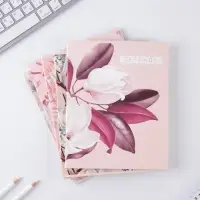 Тетрадь в клетку, 48 л., А5, на скрепке, блок №1 &laquo;Нежная ботаника&raquo; МИКС