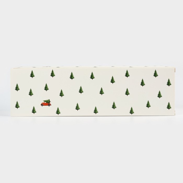 Коробка подарочная новогодняя складная «С Новым годом! », 9.5 х 32.5 х 9.5 см, Новый год Коробка подарочная новогодняя складная «С Новым годом! », 9.5 х 32.5 х 9.5 см, Новый год