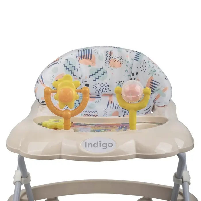 Ходунки &laquo;Верный друг&raquo;, 7 колес, муз. игрушки, бежевый