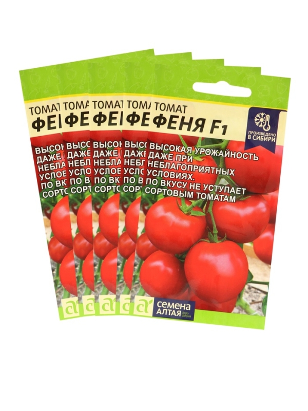 Семена Томат Семена Томат "Феня", Сем. Алт, ц/п, набор 5 шт