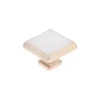 Ручка-кнопка CAPPIO, 35х35 мм, пластик, цвет золото