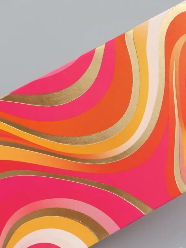 Конверт для денег &laquo;Орнамент&raquo;, розовый, 16,5 х 8 см