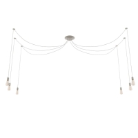 Светильник "Паук" 6x40Вт E27 белый BayerLux