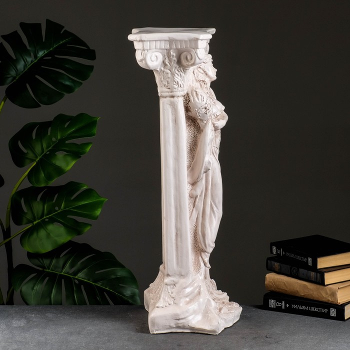 Колонна Колонна "С девушкой" состаренная 65см