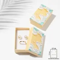 Коробочка подарочная под набор &laquo;Живопись&raquo;, 5&times;8 (размер полезной части 4.5&times;7.5 см), цветная, вставка белая