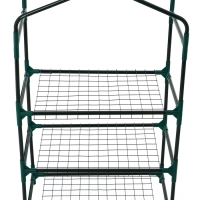 Парник-стеллаж, 3 полки, 110 &times; 40 &times; 65 см, металлический каркас d = 16 мм, чехол плёнка 80 мкм, Greengo