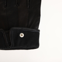 Перчатки мужские, безразмерные, с утеплителем, цвет чёрный Перчатки мужские, безразмерные, с утеплителем, цвет чёрный