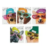 ТЕТРАДЬ 48Л. "ПСЫ НА СТИЛЕ" 5 ВИДОВ