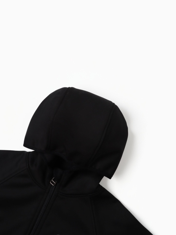 Ветровка с капюшоном детская MINAKU: SPACE, цвет чёрный, рост 122 см