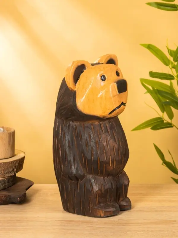 Сувенир "Мишка" дерево 16х14х30 см