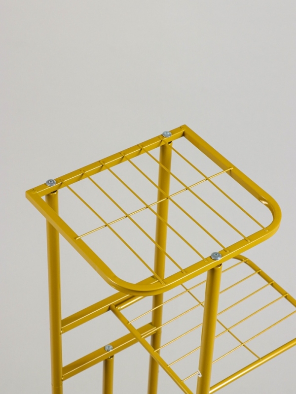 Подставка для цветов Greengo, 5 полок, 44 &times; 22 &times; 95 см, напольная, металл, цвет золотой