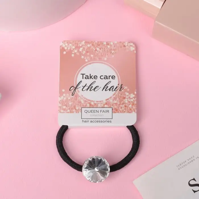 Резинка для волос "Элери" блеск, 5 см