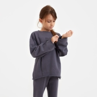 Костюм детский (свитшот, брюки) MINAKU цвет серый, рост 164 Костюм детский (свитшот, брюки) MINAKU цвет серый, рост 164