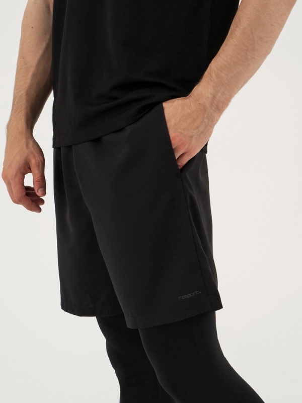 Шорты мужские Resport, р. 48, цвет чёрный, базовые Шорты мужские Resport, р. 48, цвет чёрный, базовые
