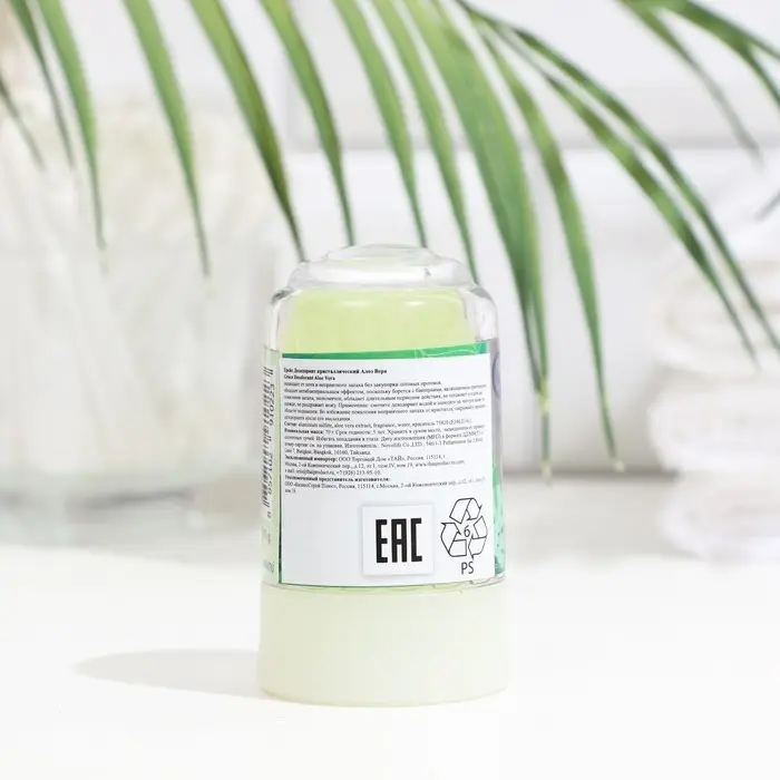 Дезодорант кристаллический Grace Mineral Herbal Deodorant с алое вера, 70 г