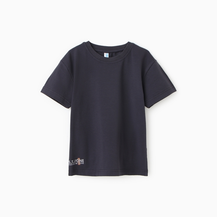 Футболка для мальчика, цвет темно-серый, рост 140 см Футболка для мальчика, цвет темно-серый, рост 140 см