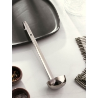 Половник из нержавеющей стали Доляна Everyday, 60 мл, 26,5&times;6 см, толщина 3 мм, серебряный