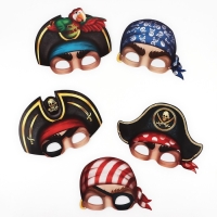 Набор масок &laquo;Полундра! Праздник на борту пиратской шхуны&raquo;, 5 шт., 23 х 29 см.