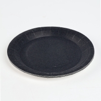 Набор бумажной посуды, цвет чёрный, набор 12 шт.