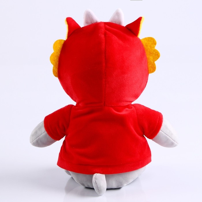 Медведь в костюме Дракона, сидит, 22 см