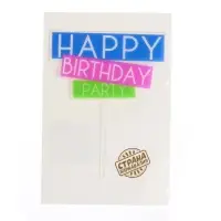 Топпер для торта &laquo;С днём рождения&raquo;