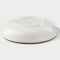 Тарелка фарфоровая глубокая Magistro &laquo;Церера&raquo;, 1,1 л, d=22 см, цвет белый