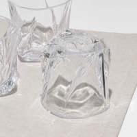 Набор низких стаканов, стеклянный, d=9 см, h=9 см, 310 мл, 6 шт