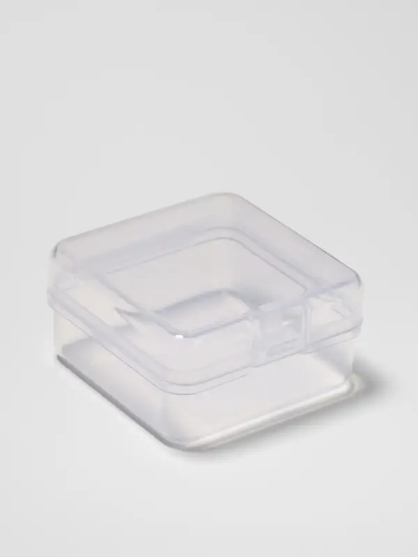 Таблетница, 3.5&times;3.5&times;2 см, 1 секция, прозрачная