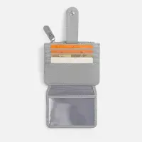 Картхолдер на молнии Unison, серый