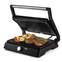 Электрогриль КТ-1661 двусторонний гриль электрический 2200Вт
