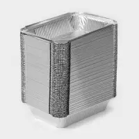 Форма из фольги для выпечки и запекания Доляна, 960 мл, 21,8&times;15,5&times;4 см