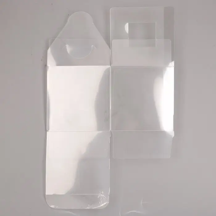 Складная коробка из PVC, прозрачная, 7&times;7&times;7 см