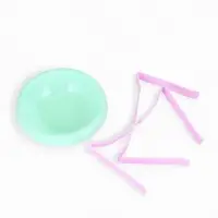 Миска пластиковая подставке