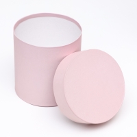 Набор шляпных коробок 5 в 1 "Пудра",20 &times; 20 &times; 20‒13,5 &times; 13,5 &times; 13,5 см