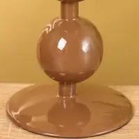 Подсвечник на 1 свечу "Бисквит" с 3 сферами 10х10х25 см