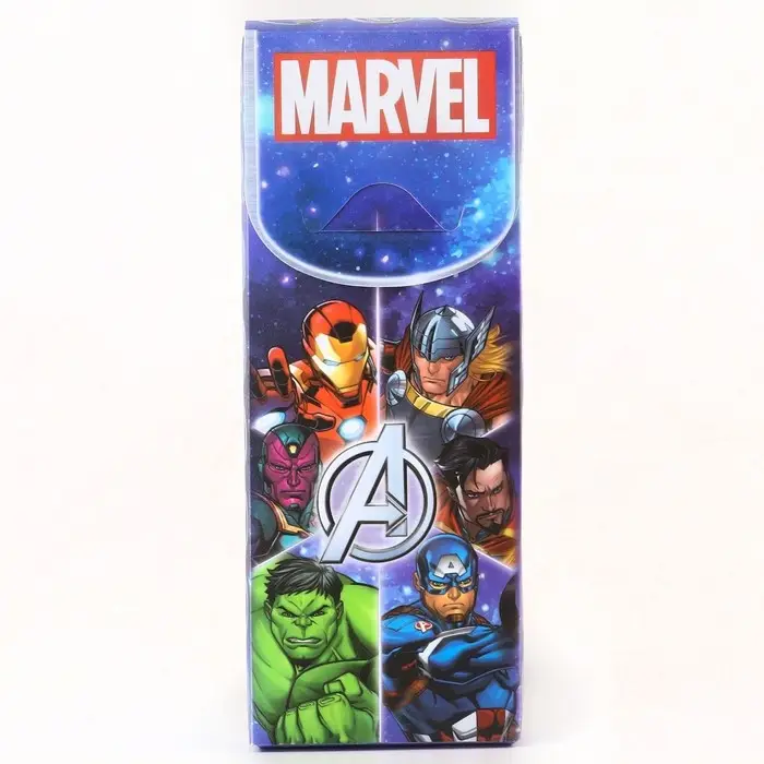 Пенал-футляр пластиковый, 75&times;195&times;25 мм, сборный, &laquo;Мстители&raquo;