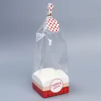 Пакет с коробкой &laquo;Новый год&raquo;, 12 х 12 х 40 см