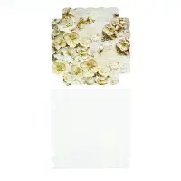 Коробка для кондитерских изделий с пластиковой крышкой &laquo;Золото&raquo;, 15 х 15 х 3 см