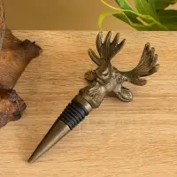 Пробка для бутылок &laquo;Лось&raquo;, 7.3&times;5.3&times;15.5 см, алюминий