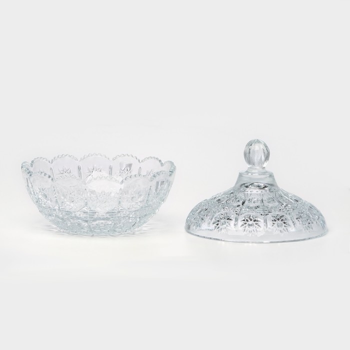 Сахарница стеклянная FUJIN, 510 мл