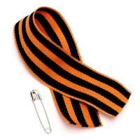 Набор военного &laquo;Молодой солдат&raquo;: пилотка, значок, георгиевская лента, нашивка, р-р 54-56