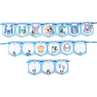 Гирлянда на ленте &laquo;Мне 1 год&raquo; с местом для фото, длина 176 см, Микки Маус