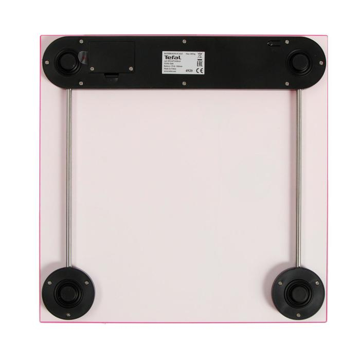 Весы напольные Tefal Classic PP1531V0, электронные, до 160 кг, розовые Весы напольные Tefal Classic PP1531V0, электронные, до 160 кг, розовые