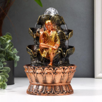 Фонтан настольный от сети, подсветка "Старец" 22,5х15х15 см Фонтан настольный от сети, подсветка "Старец" 22,5х15х15 см