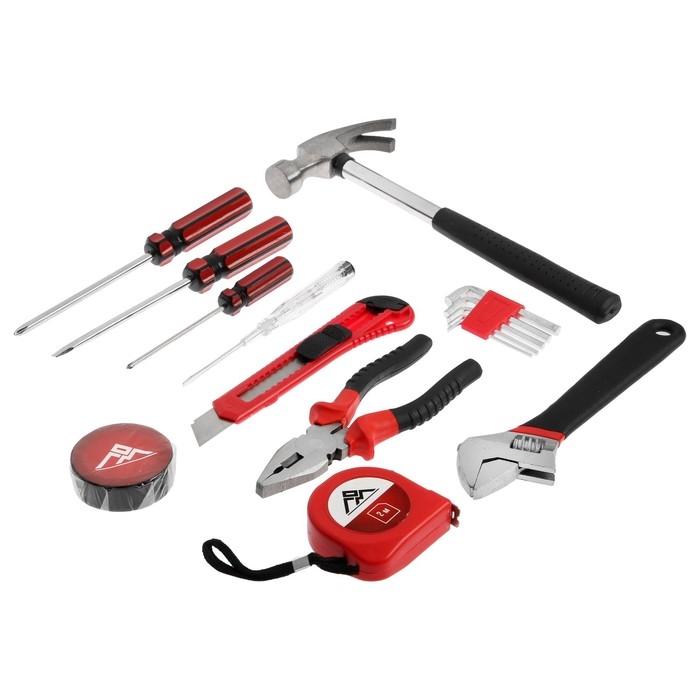 Набор инструментов в кейсе ЛОМ, универсальный, 15 предметов Набор инструментов в кейсе ЛОМ, универсальный, 15 предметов