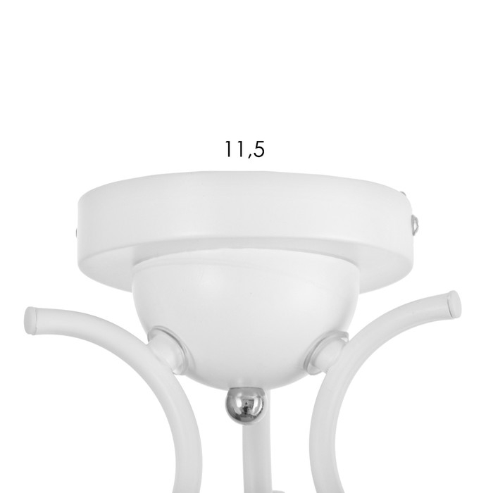 Люстра "Грэйс" 3х60Вт Е27 Белый 56х56х28см