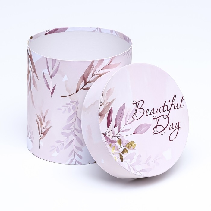 Набор круглых коробок 5 в 1 Набор круглых коробок 5 в 1 "Умиротверение" ,19,5 х 19,5 - 14 х 14 см